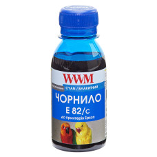 Чорнила WWM E82 для Epson 100г Cyan (E82/C-2)